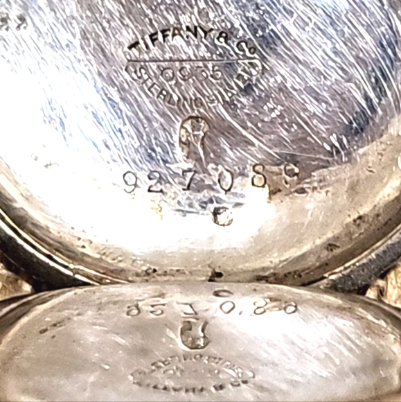 Tiffany's Sterling Silver Pin Set Vintage Watch Necklace - Picture 4 of 16